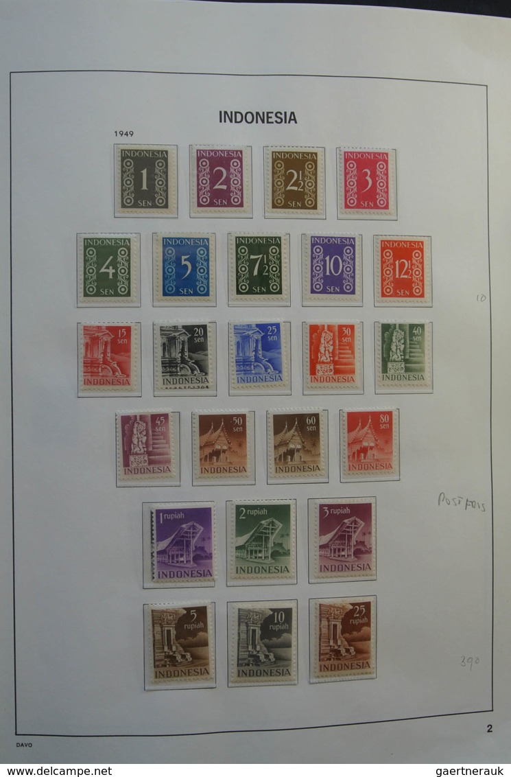 Indonesien: 1949-2012: As Good As Complete, Almost Only MNH Collection Indonesia 1949-2012 In Davo C - Indonesien