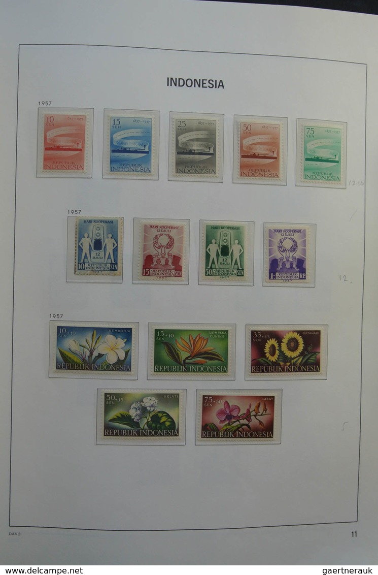 Indonesien: 1949-2012: As Good As Complete, Almost Only MNH Collection Indonesia 1949-2012 In Davo C - Indonesien