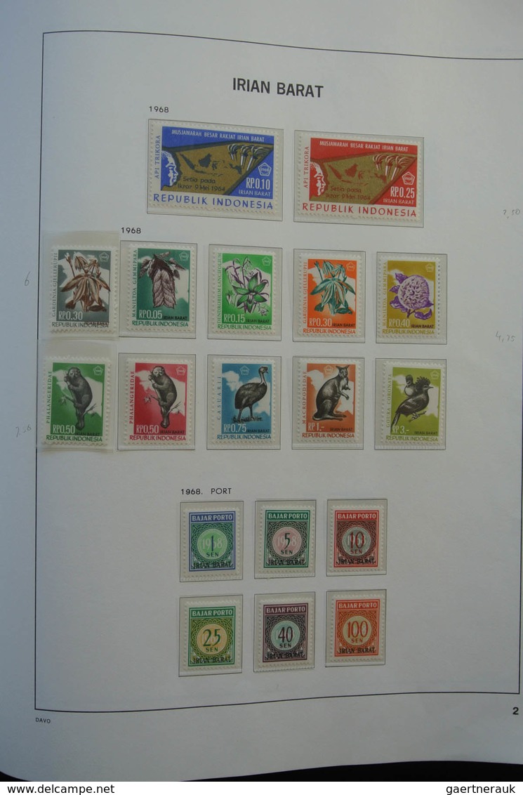 Indonesien: 1949-2012: As good as complete, almost only MNH collection Indonesia 1949-2012 in Davo c