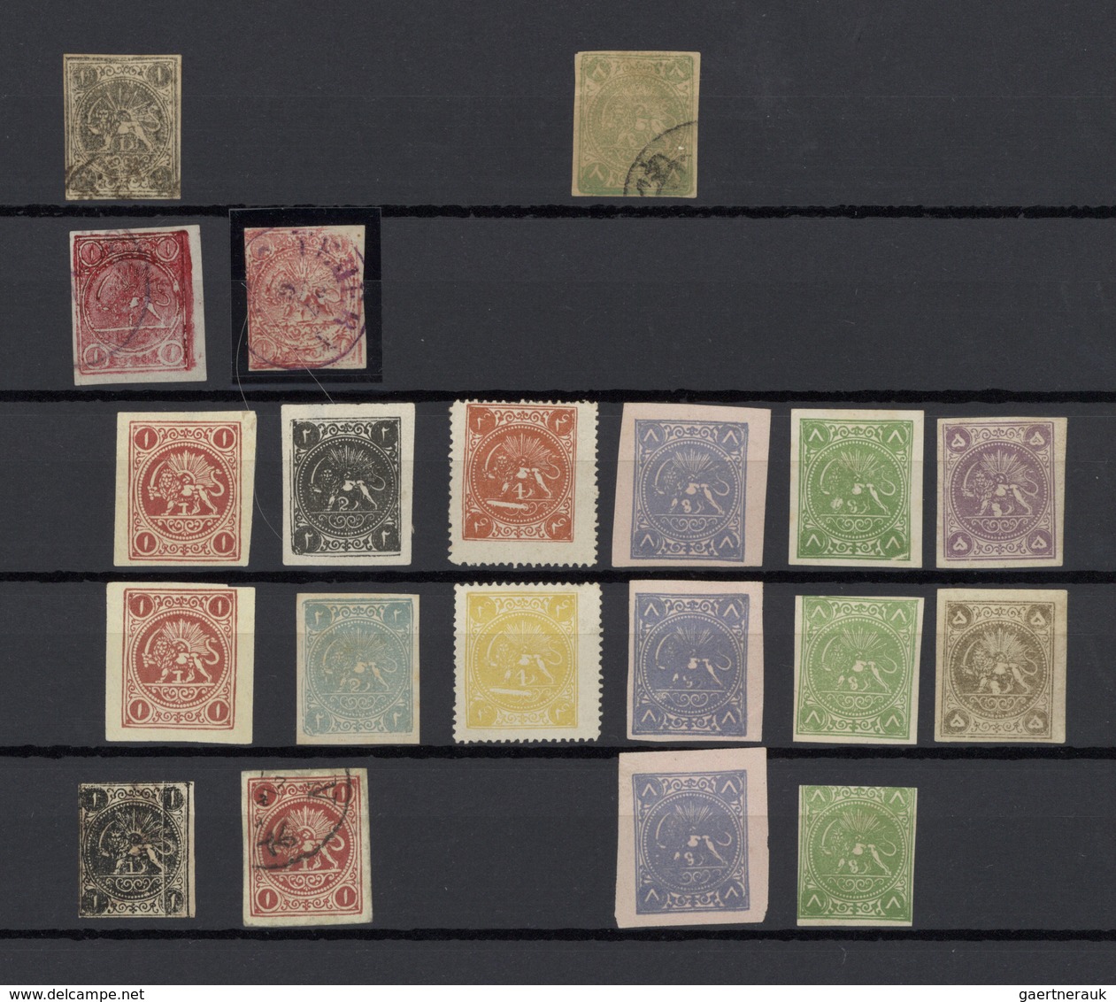 Iran: 1875/1980 (ca.), Mint And Used Assortment/colletion In Two Stockbooks From Classic Issues, Var - Iran