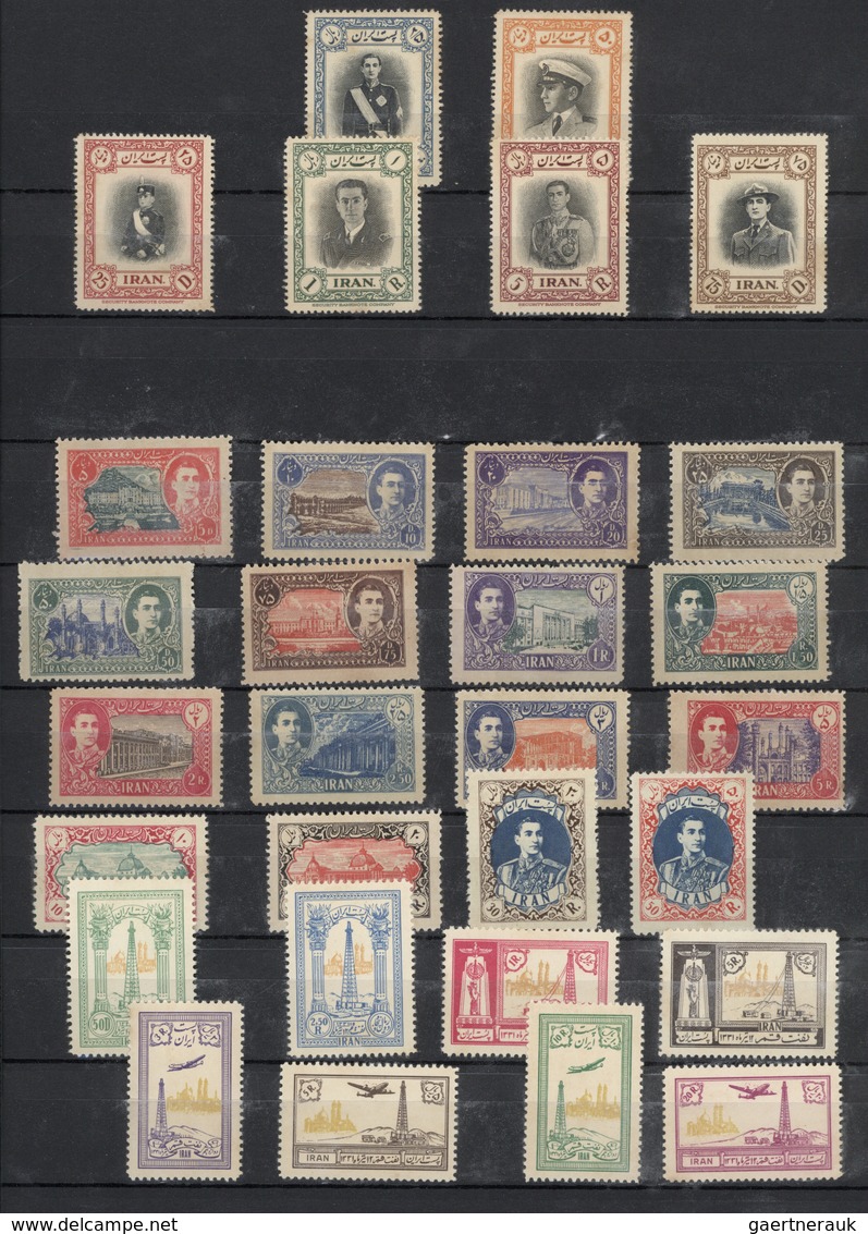 Iran: 1875/1980 (ca.), Mint And Used Assortment/colletion In Two Stockbooks From Classic Issues, Var - Iran