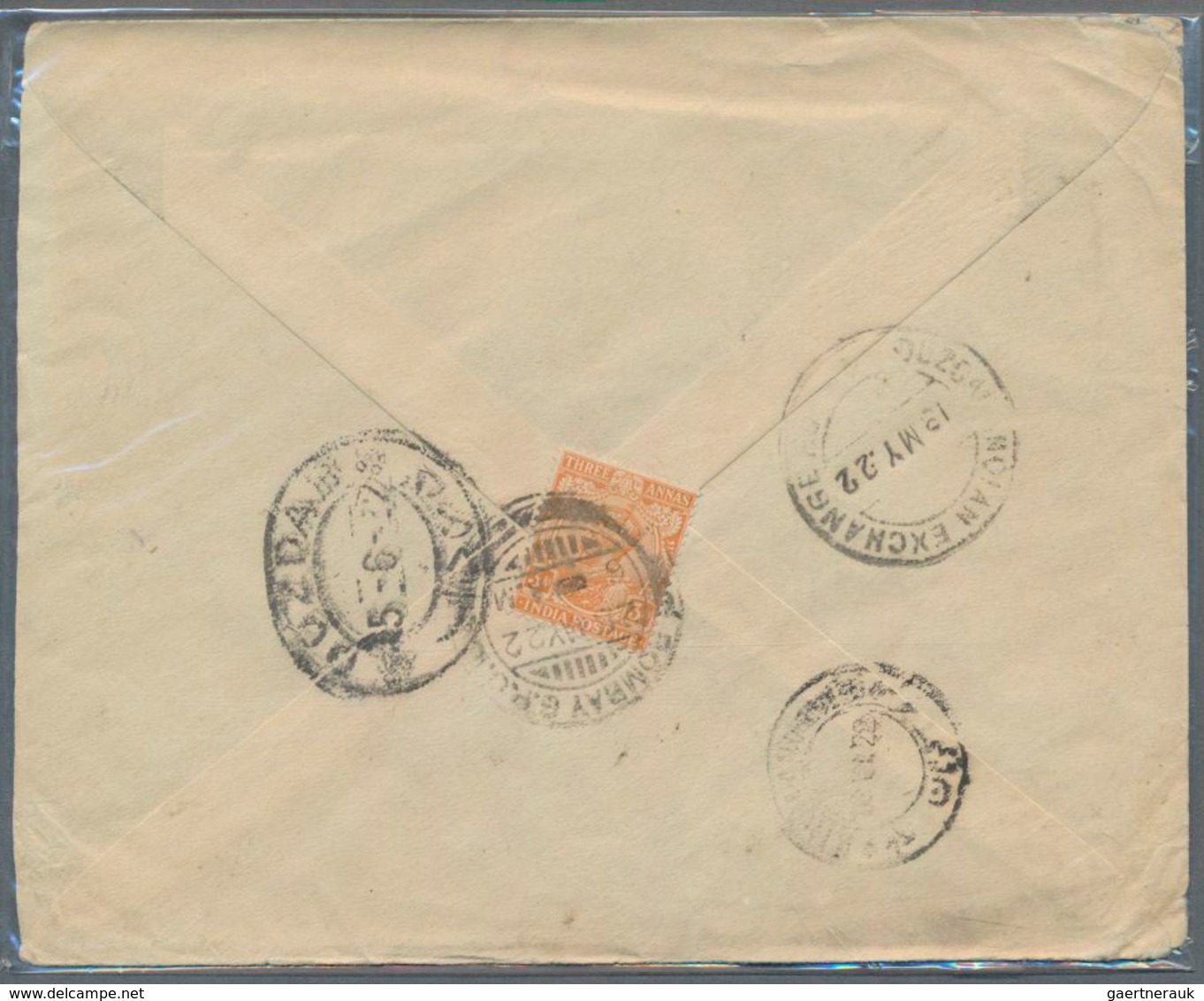 Iran: 1911-24, Three Covers Incoming Mail From Russia, India And GB, One Shortened, Fine Trio - Iran