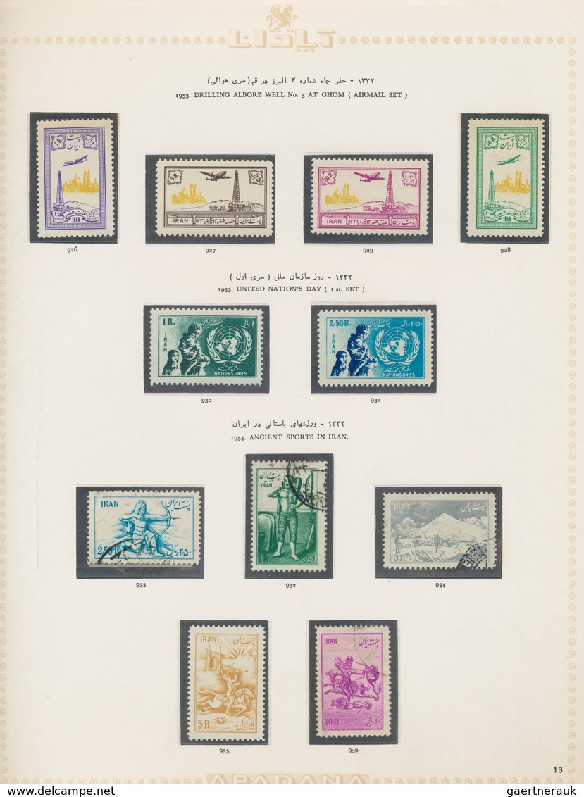 Iran: 1939/1970, Collection In An Iranian Apadana Hingeless Text Form Book, Obviously Complete. Some - Iran