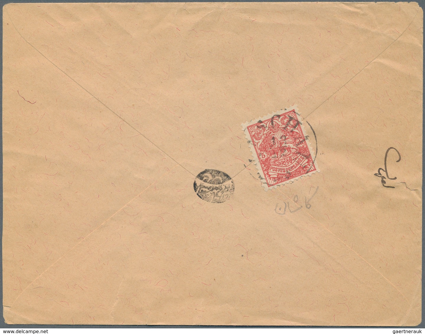 Iran: 1984/1907, Lot Of Nine Covers With "lion" Definitives, Domestic Mail With Four Single Franking - Iran