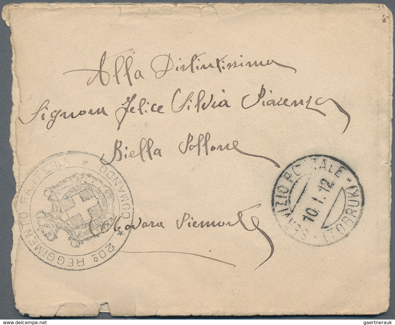 Italienisch-Libyen: 1912/42, 19 Covers And 3 Cards, Many Reduced Or Damaged. - Libyen