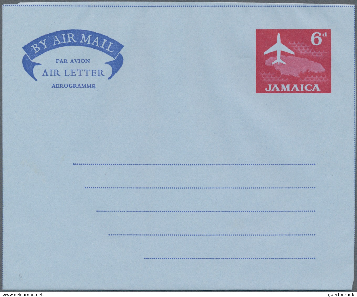 Jamaica: 1947/1995 (ca.) Aerogrammes Ca. 265 Used/unused/CTO Airletters Incl. Specimen And Postal Fo - Jamaique (1962-...)