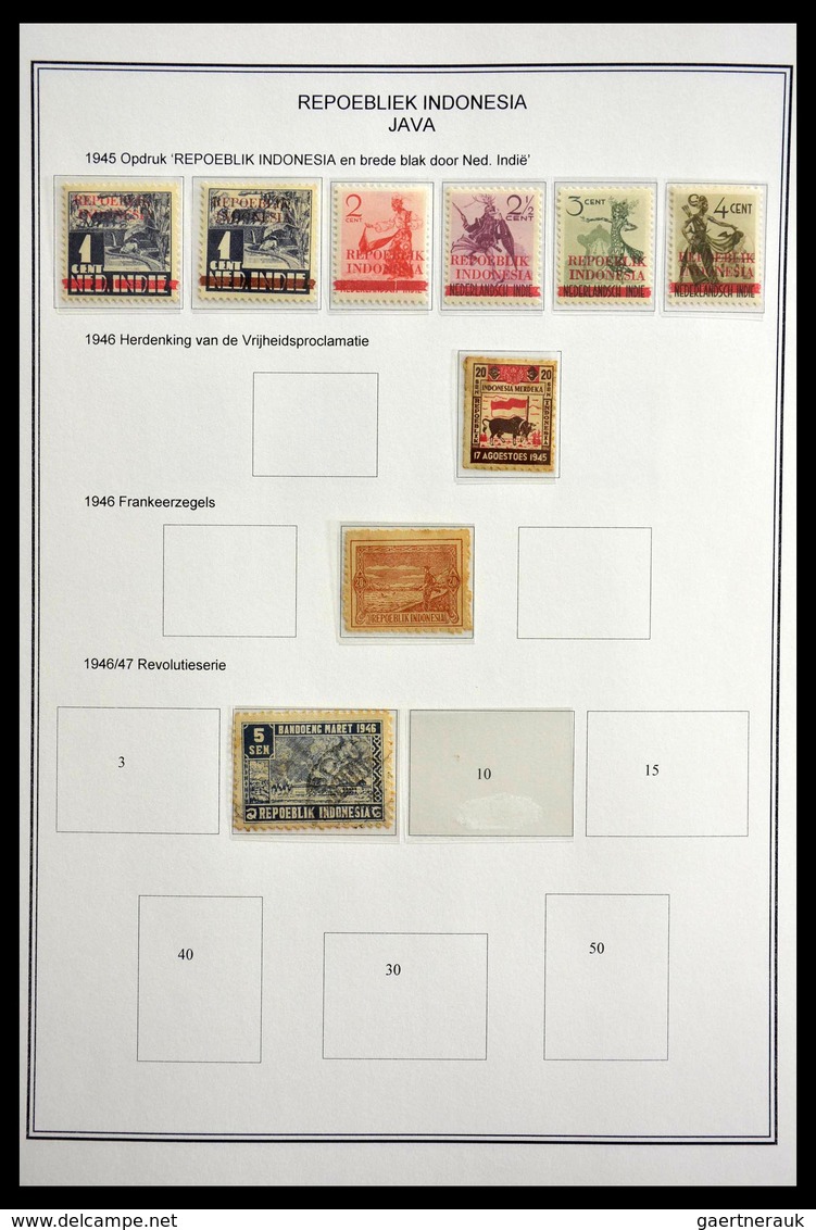 Japanische Besetzung WK II: 1942-1954: Well filled, MNH, mint hinged and used collection Japanese oc