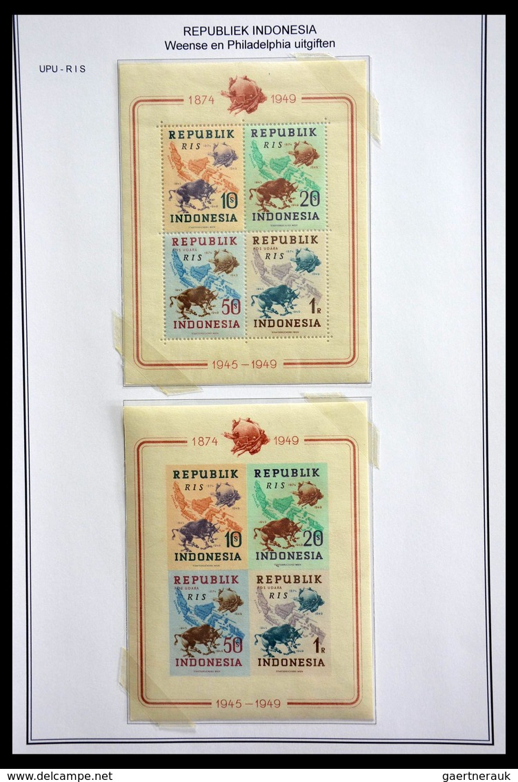 Japanische Besetzung WK II: 1942-1954: Well filled, MNH, mint hinged and used collection Japanese oc