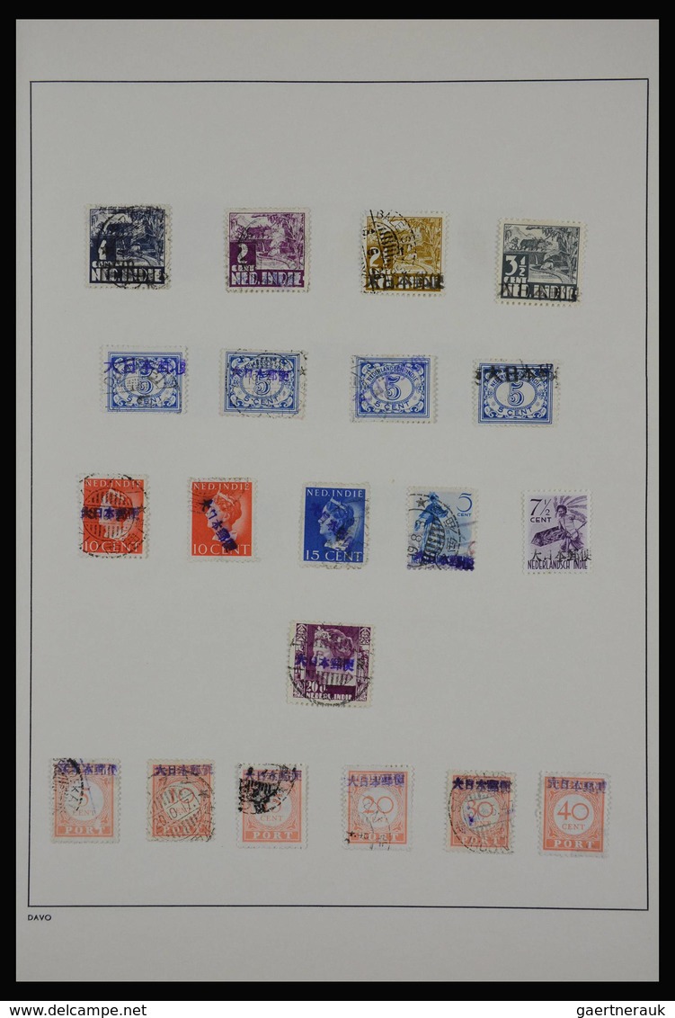 Japanische Besetzung WK II: Mint Hinged And Used Collection Japanese Occupation Dutch East Indies An - Covers & Documents