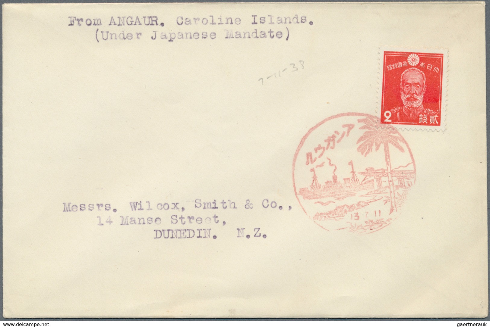 Japan - Besonderheiten: Nanyo - South Sea Mandated Islands, 1928/39, Landscape Postmarks (fukei-in) - Sonstige & Ohne Zuordnung