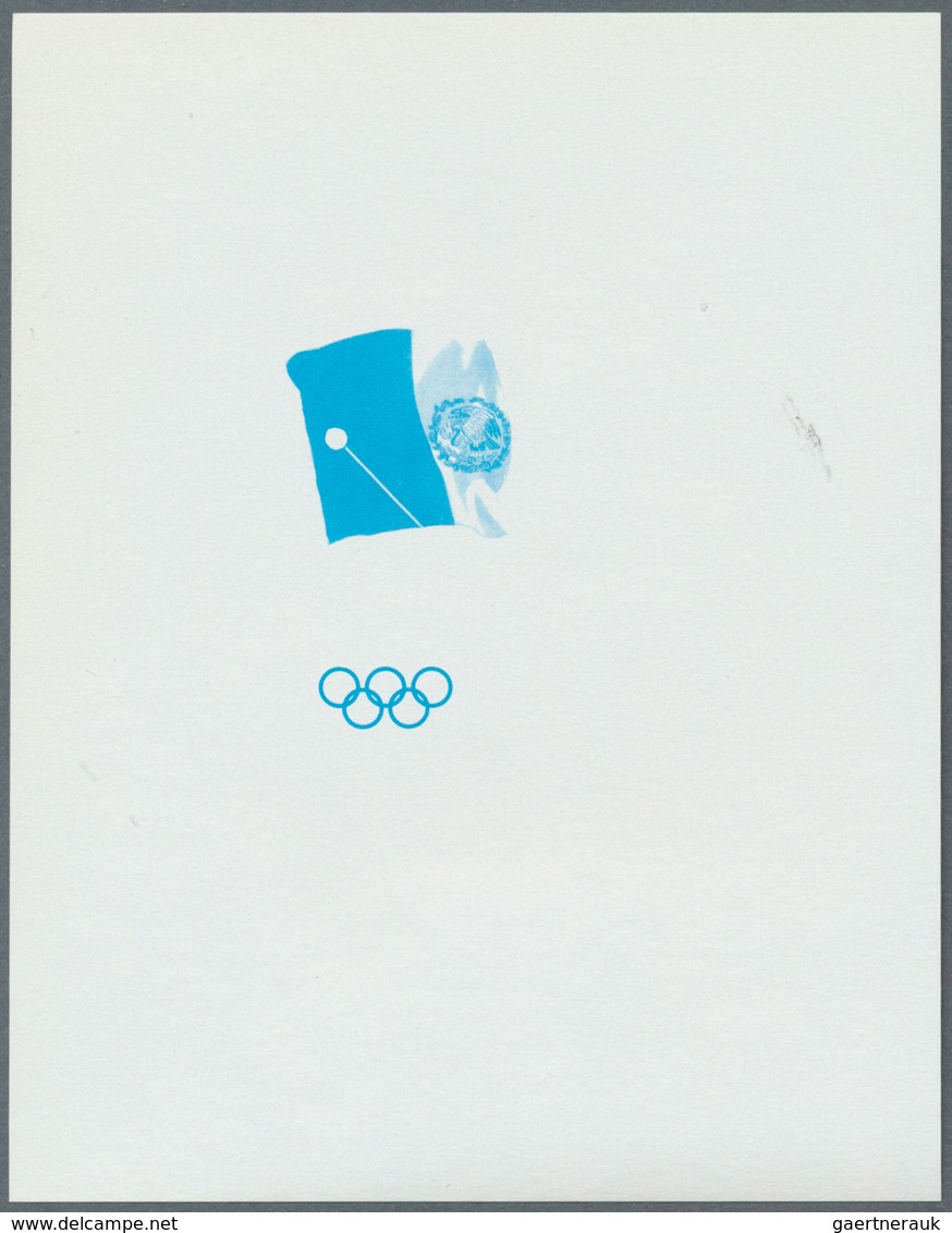 Jemen - Königreich: 1968, Summer OLYMPICS 1924-1968 'National Flags And Venues' 11 Different Imperfo - Jemen