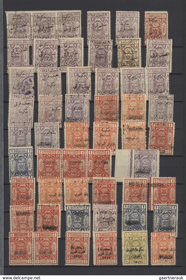 Jordanien: 1920/1925, Overprints, Mainly Mint Accumulation Of Apprx. 260 Stamps Of Various Issues, A - Jordanien