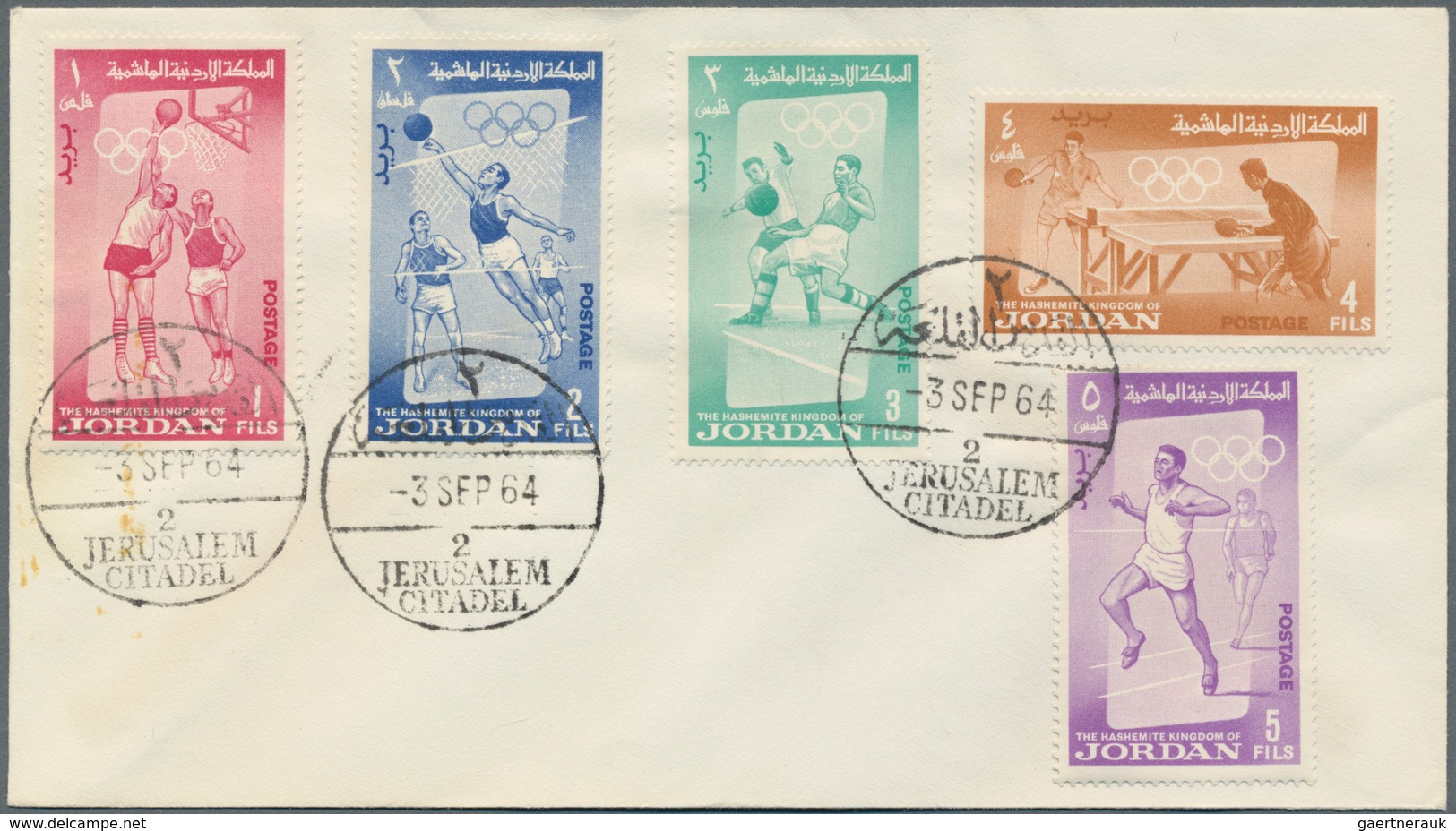 Jordanien: 1954/1965 (ca.), Accumulation Of At Least 600 Covers, More Than 100 Of Them With (philate - Jordanien