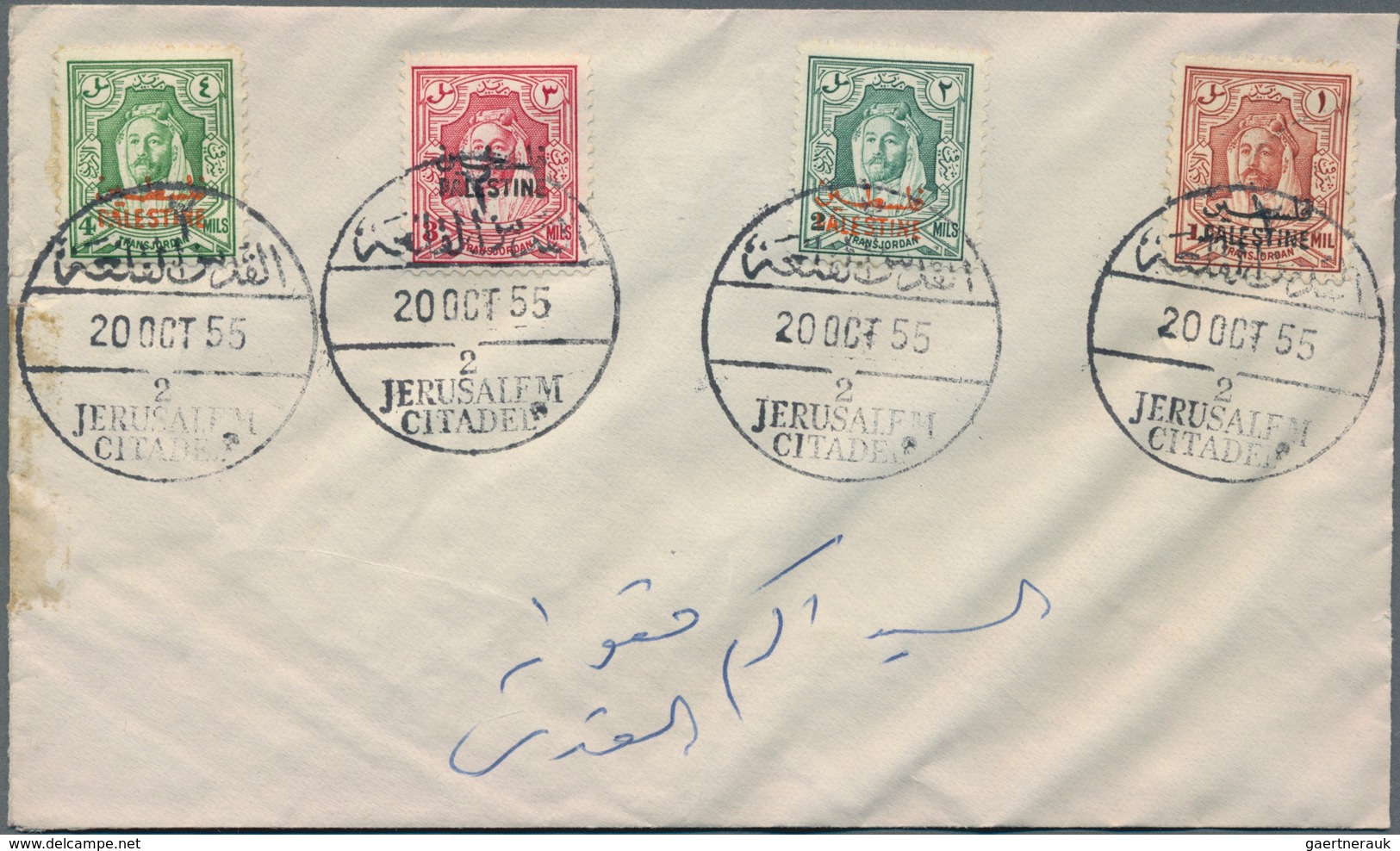 Jordanien: 1954/1965 (ca.), Accumulation Of At Least 600 Covers, More Than 100 Of Them With (philate - Jordanien
