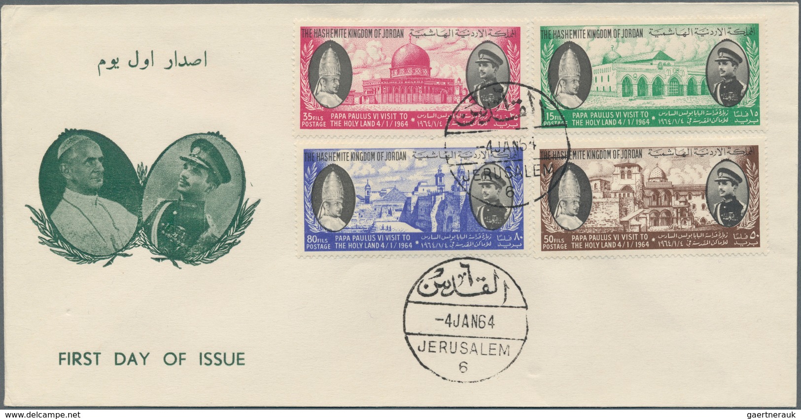 Jordanien: 1954/1965 (ca.), Accumulation Of At Least 600 Covers, More Than 100 Of Them With (philate - Jordanien