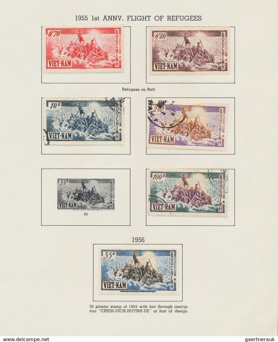 Kambodscha: 1951-1968: Mint And/or Used Collection Of Stamps And Souvenir Sheets Of Cambodia, Laos A - Cambodia