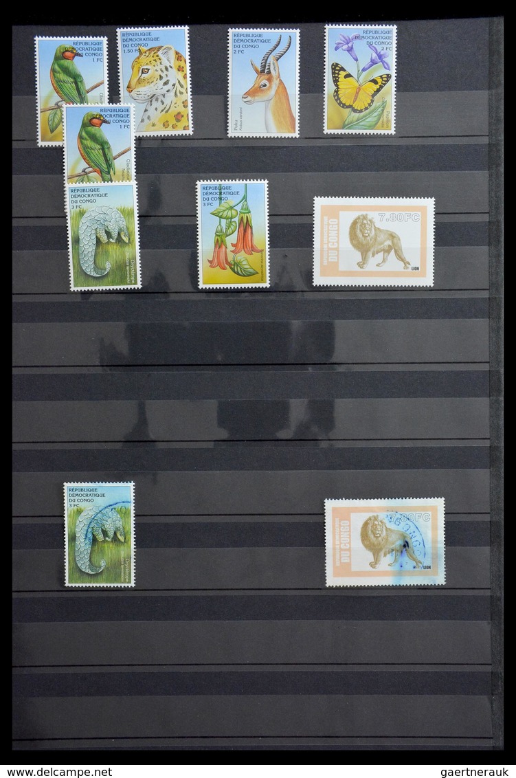 Kongo (Kinshasa / Zaire): 1961-2001: Gigantic MNH And Cancelled Stock Congo And Zaïre 1961-2001 In 8 - Sonstige & Ohne Zuordnung