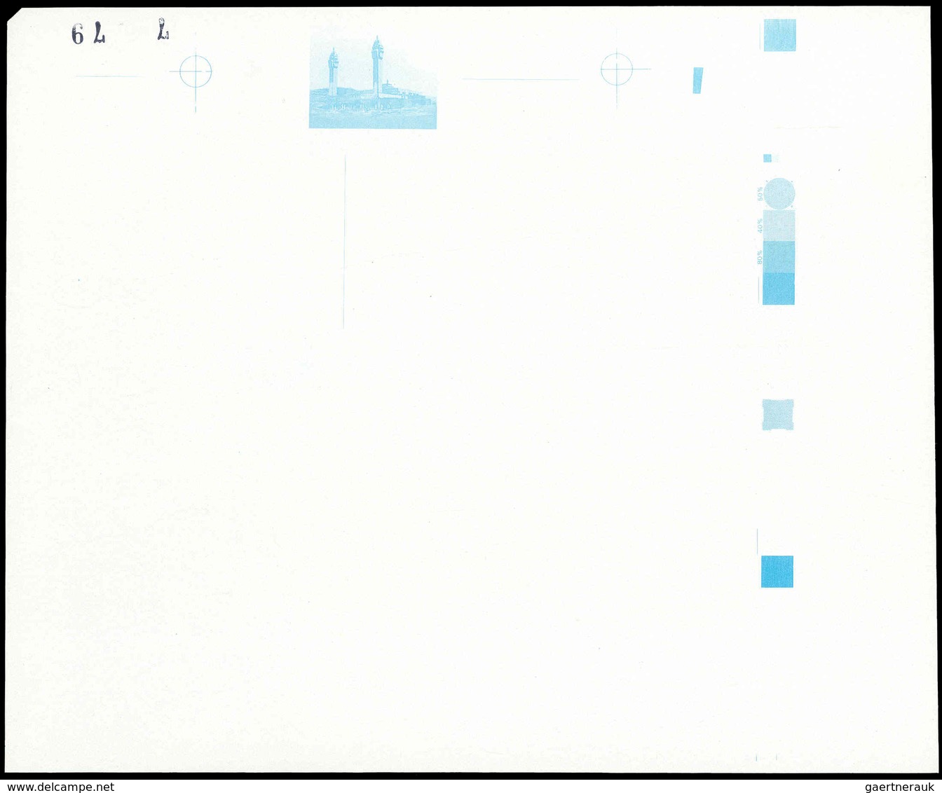 Kuwait: 1989, PILGRIMAGE TO MECCA - 30 items; single die proofs for the set, different color variati