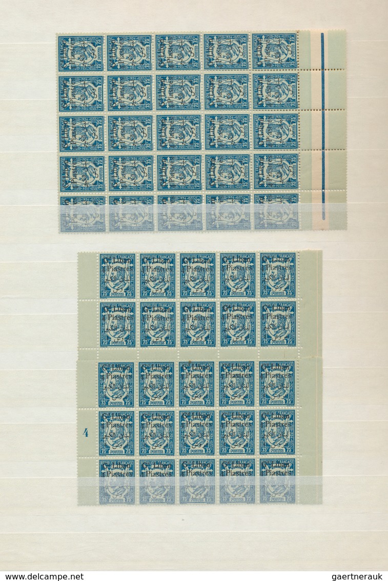 Libanon: 1924/1970 (ca.), Comprehensive Mint And Used Accumulation In Three Albums, Comprising Bette - Libanon