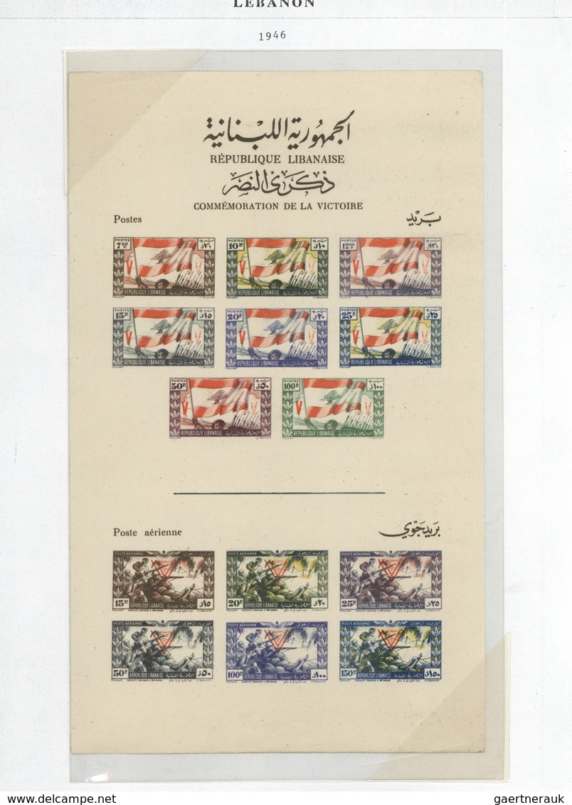 Libanon: 1924/1975, Mint Collection In A Scott Album With Main Value In The Issues From 1940s, Some - Libanon