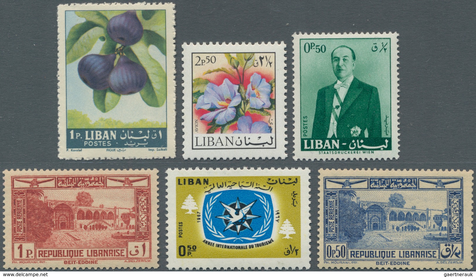 Libanon: 1926/1973 Mint Accumulation In A Box, Mainly Mi.no. 228, 997 And 1155 In High Quantities Lo - Libanon