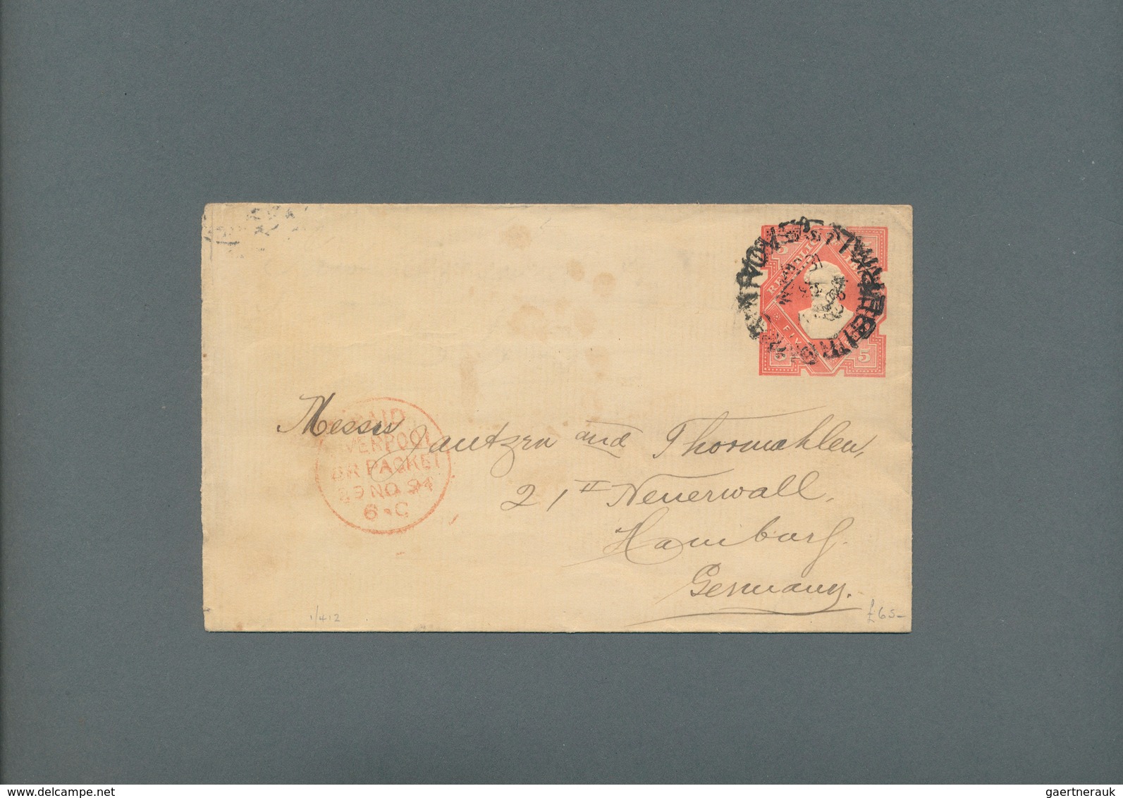Liberia: 1894/1897, Lot Of 9 Stationery Envelopes And Wrappers (8 Used, 1 Specimen), Good Condition. - Liberia