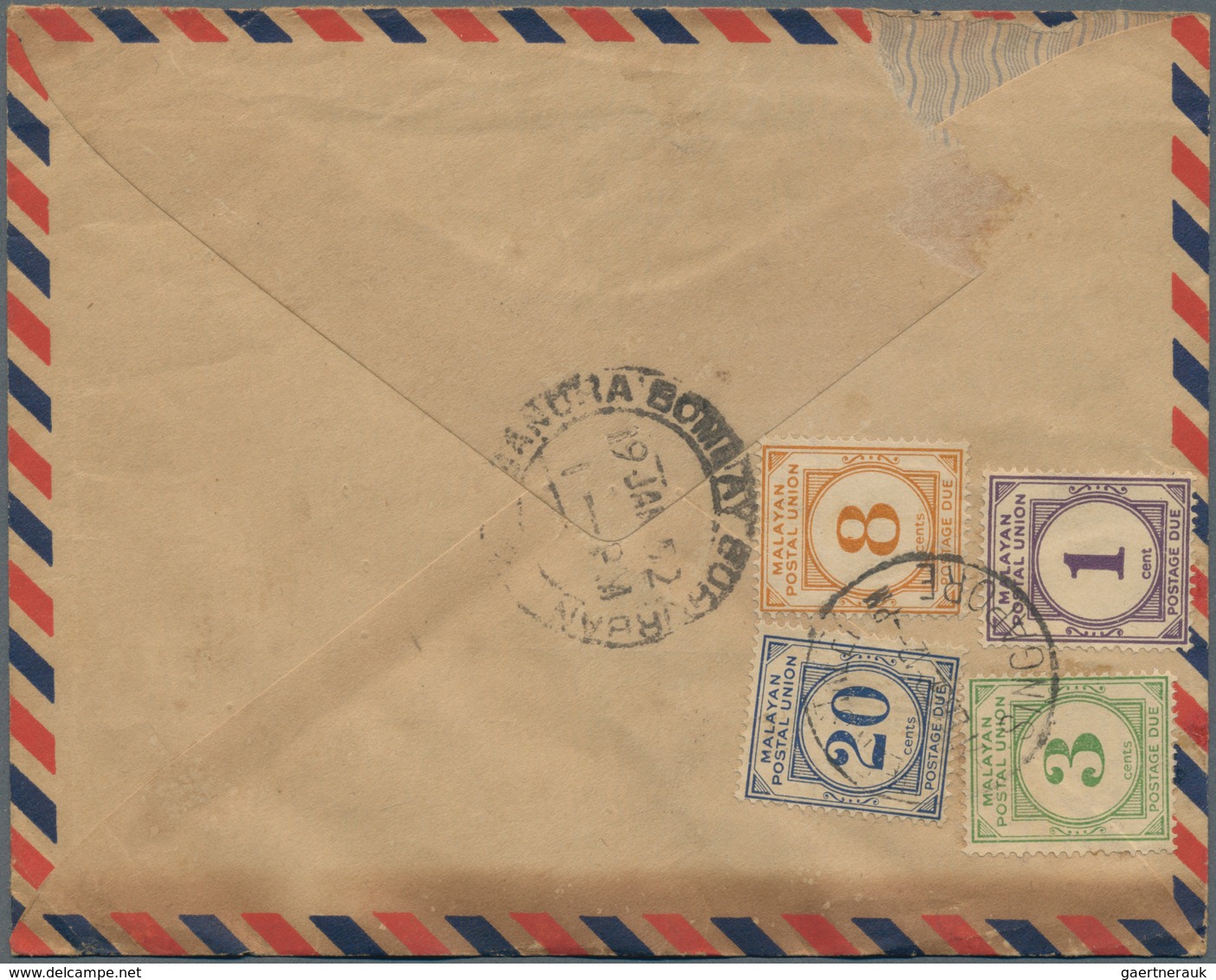 Malaiische Staaten: 1880's-1950's ca.: More than 500 covers, postcards and postal stationery items f