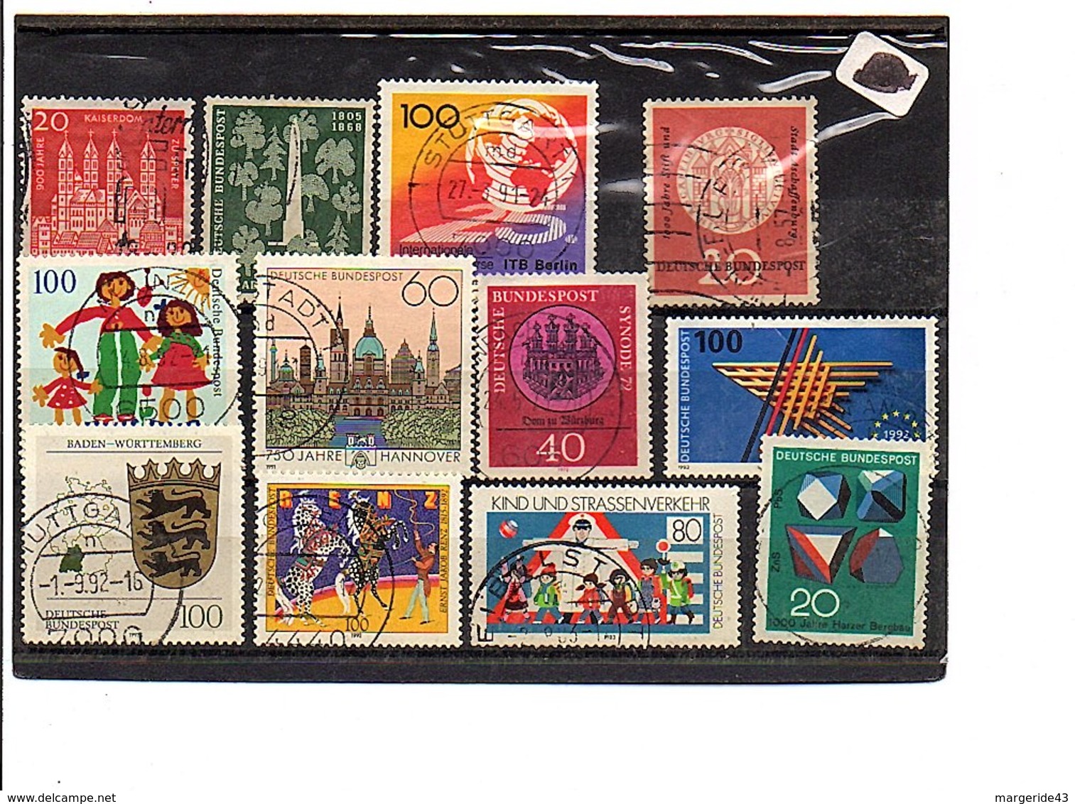 ALLEMAGNE RFA LOT D'OBLITERES - Vrac (max 999 Timbres)