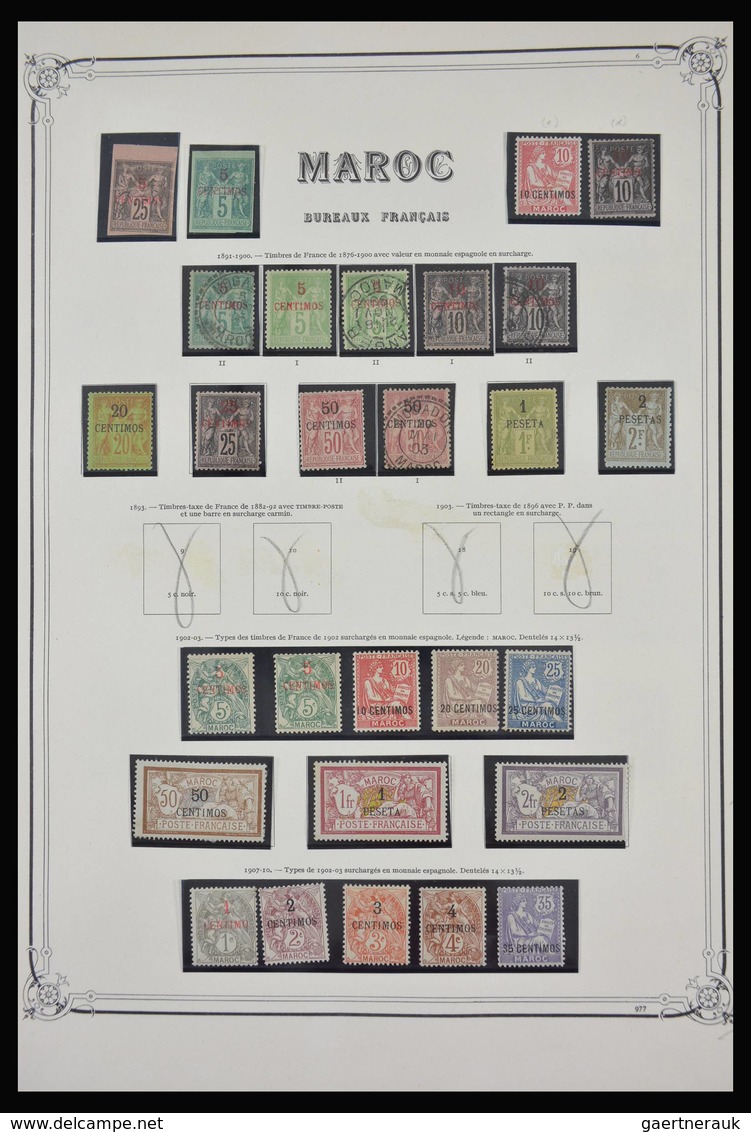 Marokko: 1891-1984: Very Well Filled, Partly Double, Mostly MNH And Mint Hinged Collection Morocco 1 - Ungebraucht