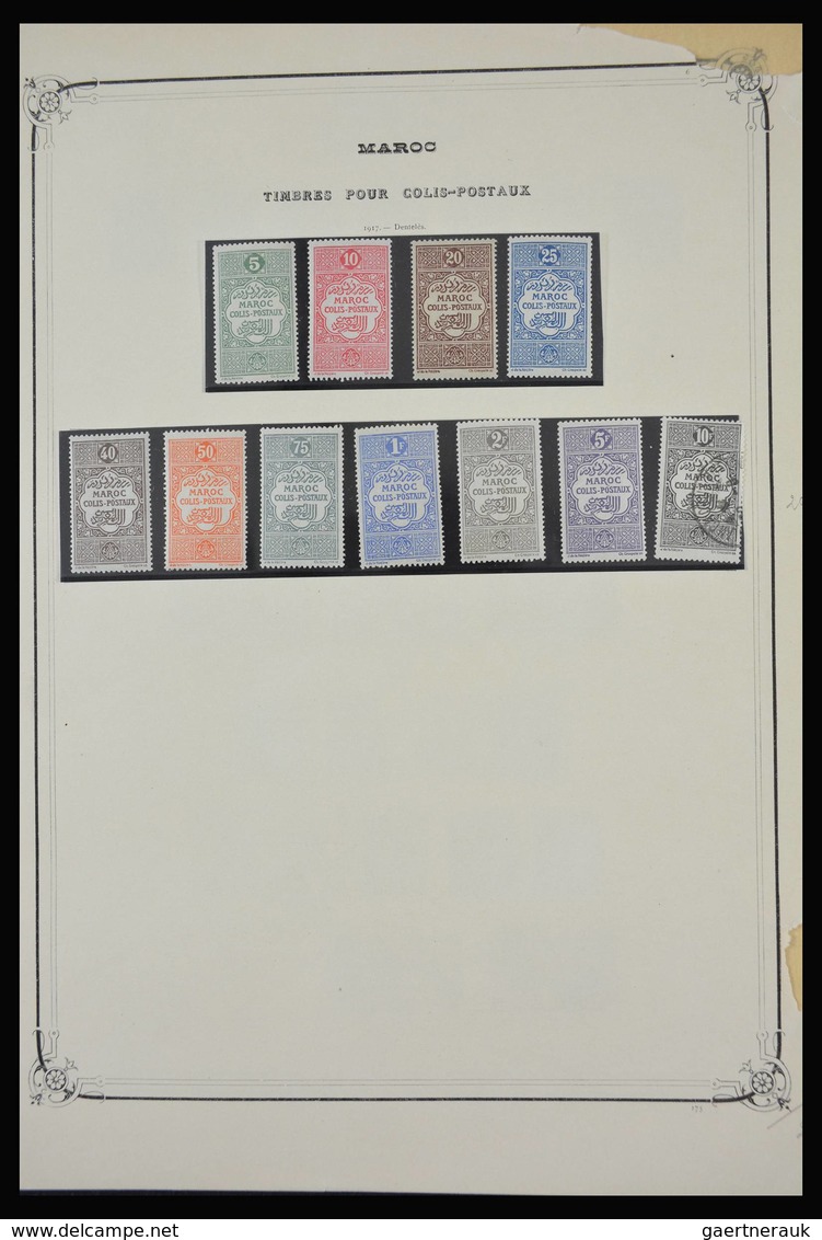 Marokko: 1891-1984: Very well filled, partly double, mostly MNH and mint hinged collection Morocco 1