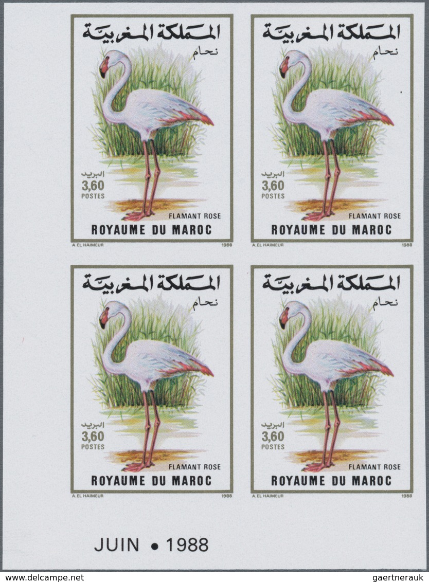 Marokko: 1973/1992 (ca.), accumulation with approx. 6500 only IMPERFORATE stamps (+ about 85 miniatu