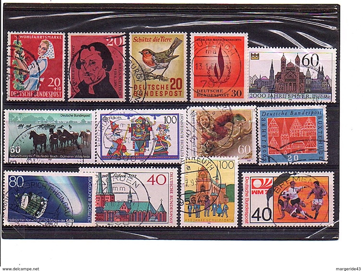 ALLEMAGNE RFA LOT D'OBLITERES - Vrac (max 999 Timbres)