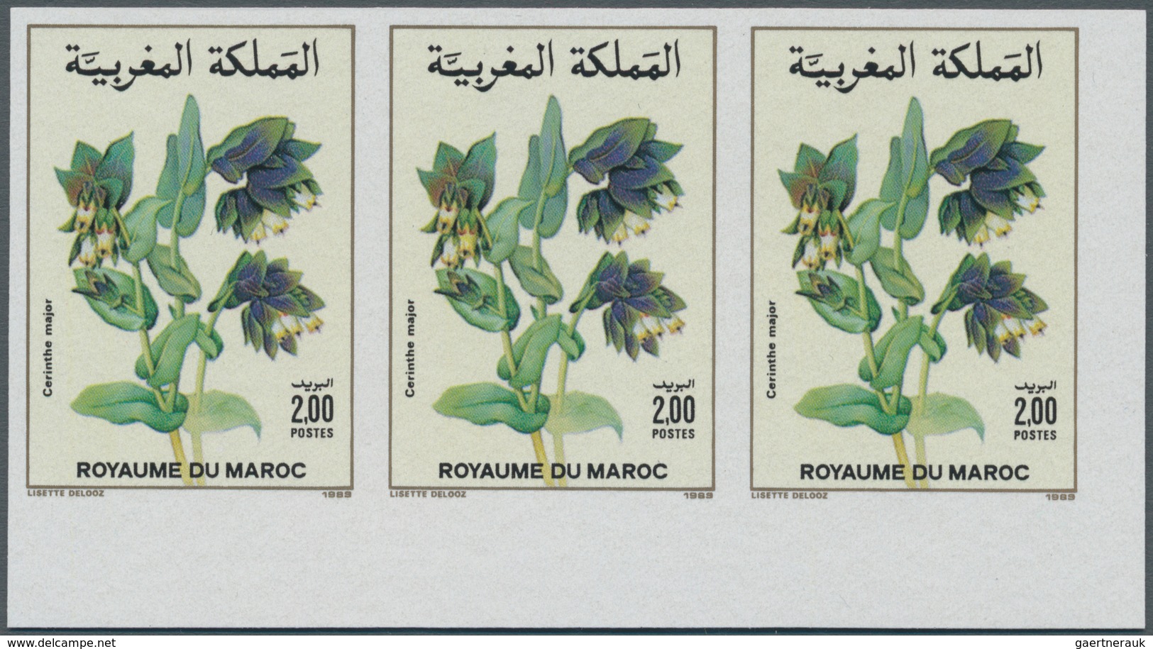 Marokko: 1974/1992 (ca.), Accumulation With Approx. 2.000 Only IMPERFORATE Stamps With Many In Large - Ungebraucht