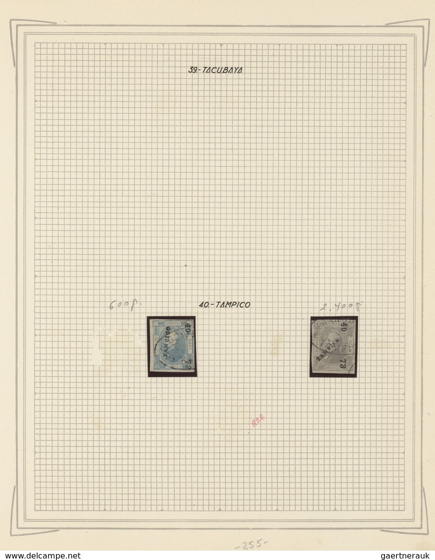 Mexiko: 1861/1893, A superb old-time collection of the Hidalgo, Eagle, Maximilan and Large Numerals