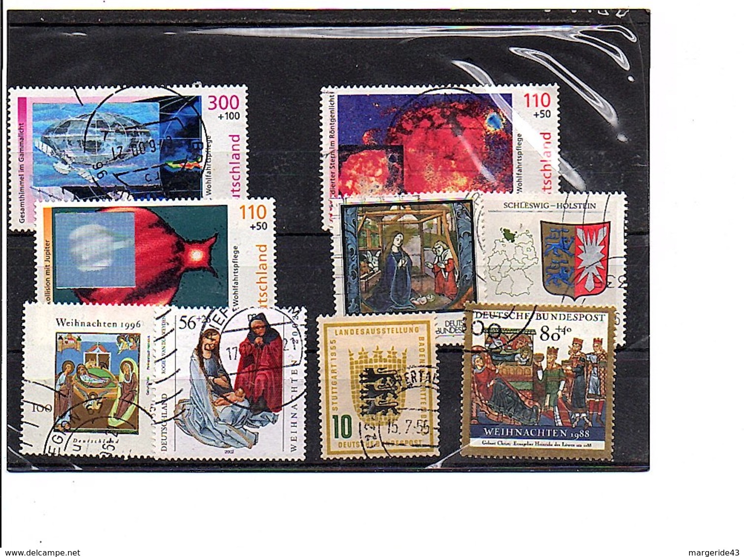 ALLEMAGNE RFA LOT D'OBLITERES - Vrac (max 999 Timbres)