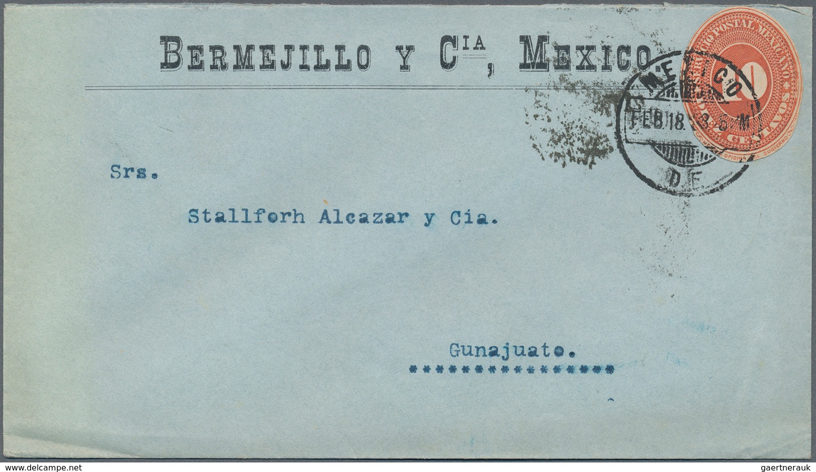 Mexiko: 1890's-1930's: 44 Postal Stationery Cards, Envelopes, Letter Cards Etc., All Used, Few To Ge - Mexiko