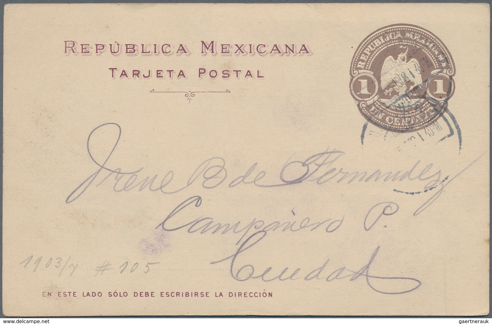 Mexiko: 1892-1897 Four Different EXPRESS Postal Stationery Envelopes, Plus A P/s Card Used 1908, Wit - Mexiko