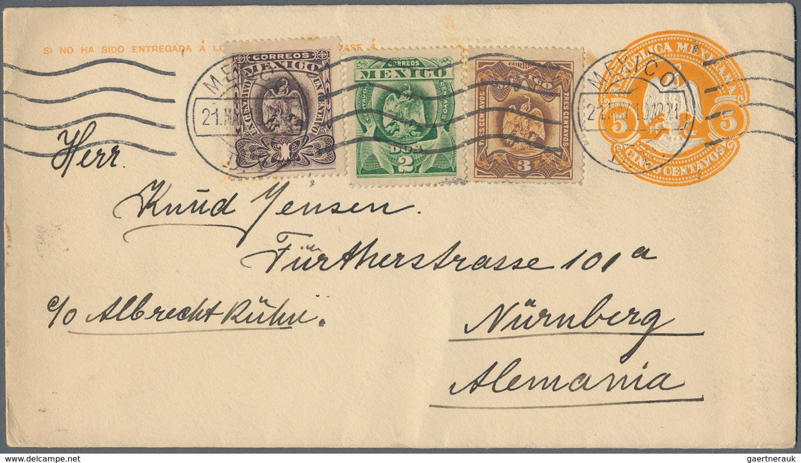 Mexiko - Ganzsachen: 1890's-1930's: Group Of 13 Postal Stationery Items And 3 Covers, With 10 Of The - Mexiko