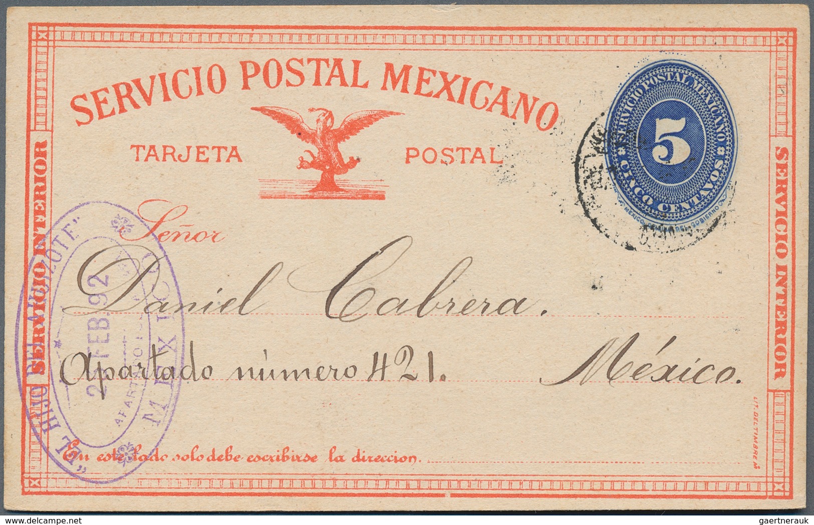 Mexiko - Ganzsachen: 1900/70 (ca.) Accumulation Of Ca. 94 Unused And Used/CTO Postal Stationery Card - Mexiko