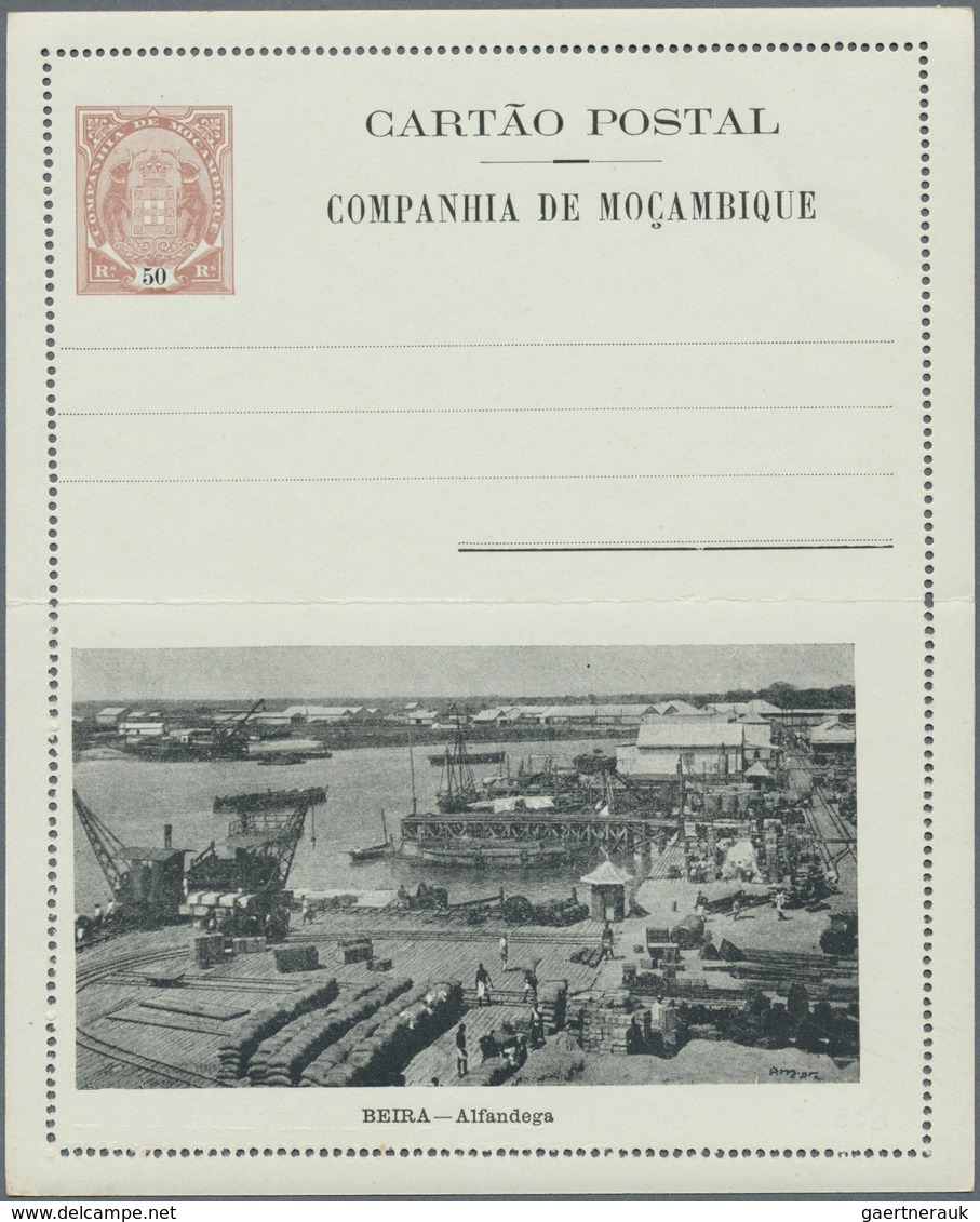 Mocambique - Provinzausgaben: Mocambique-Gesellschaft: 1892/1920, collection/assortment of apprx. 10