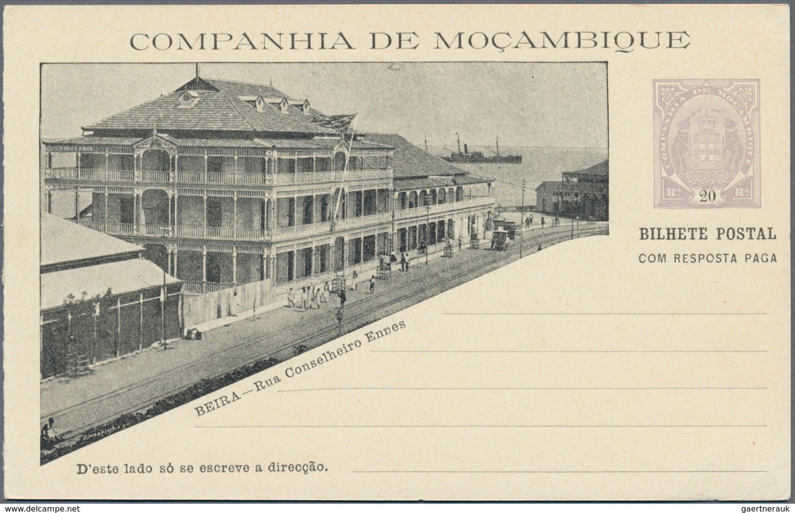 Mocambique - Provinzausgaben: Mocambique-Gesellschaft: 1892/1920, collection/assortment of apprx. 10