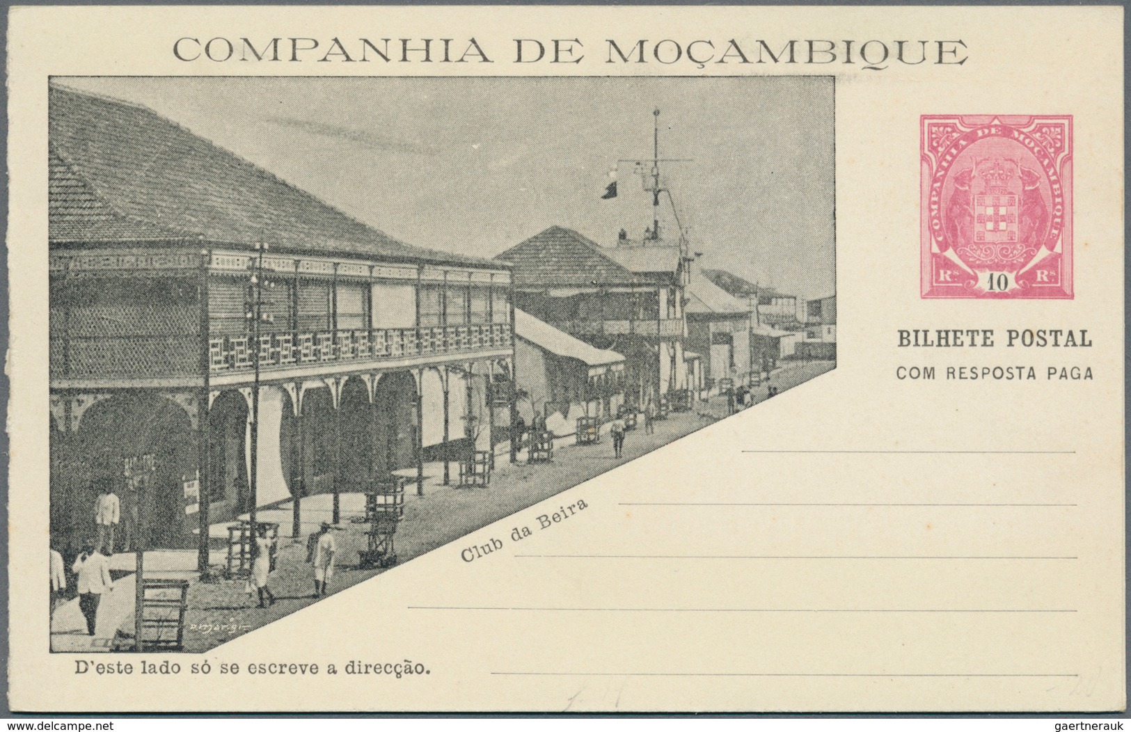 Mocambique - Provinzausgaben: Mocambique-Gesellschaft: 1892/1920, collection/assortment of apprx. 10