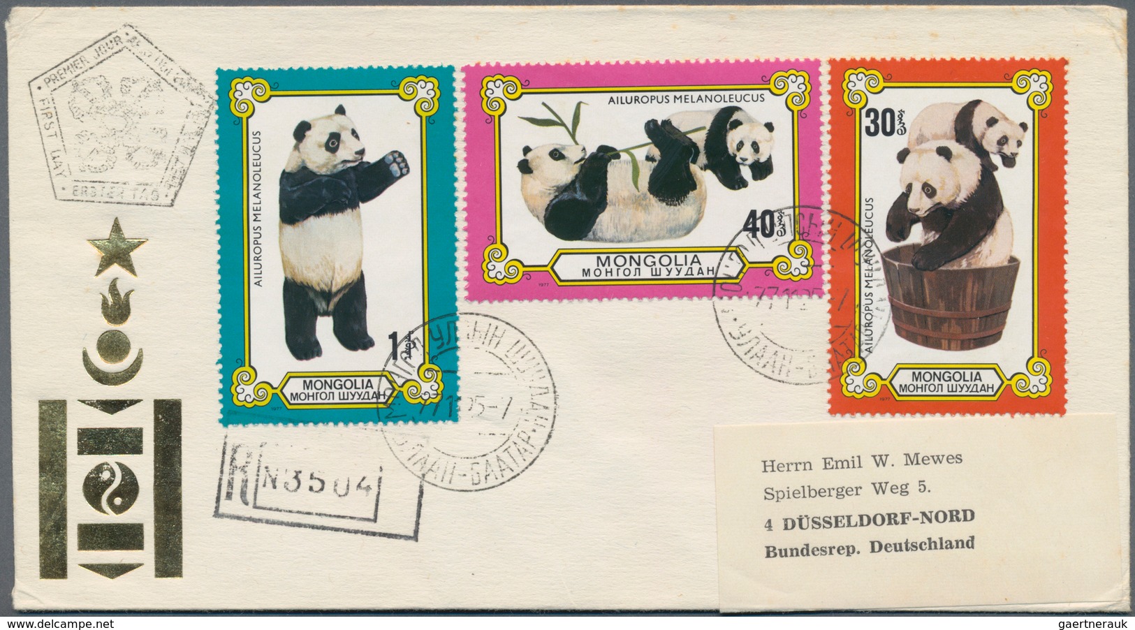 Mongolei: 1974/1980, About 58 Covers Franked With Thematic And Souvenir Sheet Issues With Special Ca - Mongolei