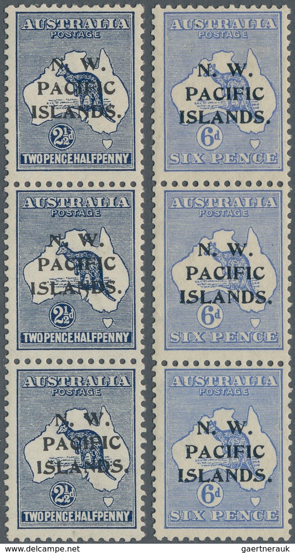 Neuguinea - N.W. Pacific Islands: 1915/1922 (ca.), Interesting Group With 49 Australian Kangaroos Or - Papua-Neuguinea