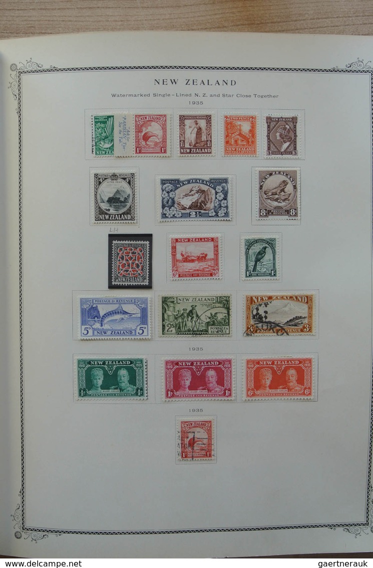 Neuseeland: 1874-2002. Well filled, mostly MNH and mint hinged collection New Zealand 1874-2002 in 2