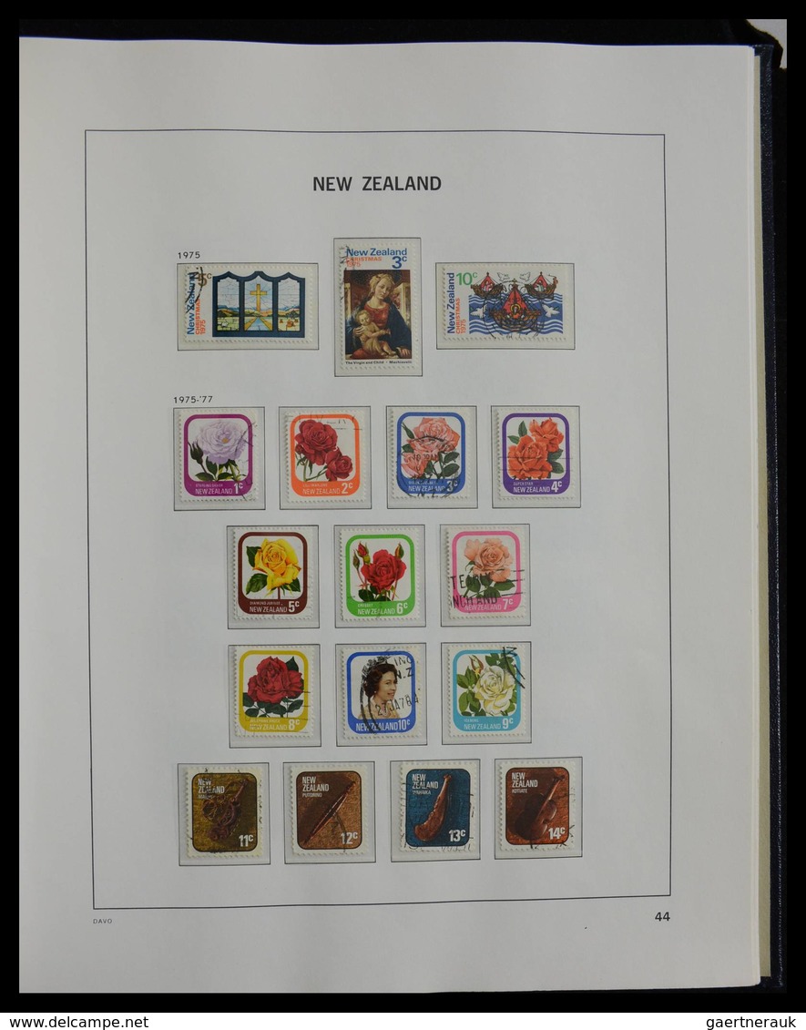 Neuseeland: 1898-2014: Very well filled, cancelled collection New Zealand 1898-2014 in 3 Davo albums