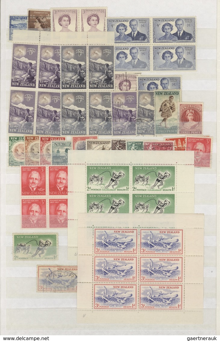 Neuseeland: 1953/1985, Mint And Used Collection/accumulation On Stockpages, Well Sorted Throughout, - Storia Postale