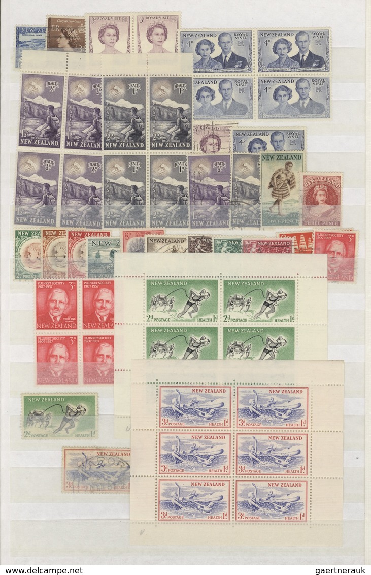 Neuseeland: 1953/1985, Mint And Used Collection/accumulation On Stockpages, Well Sorted Throughout, - Briefe U. Dokumente