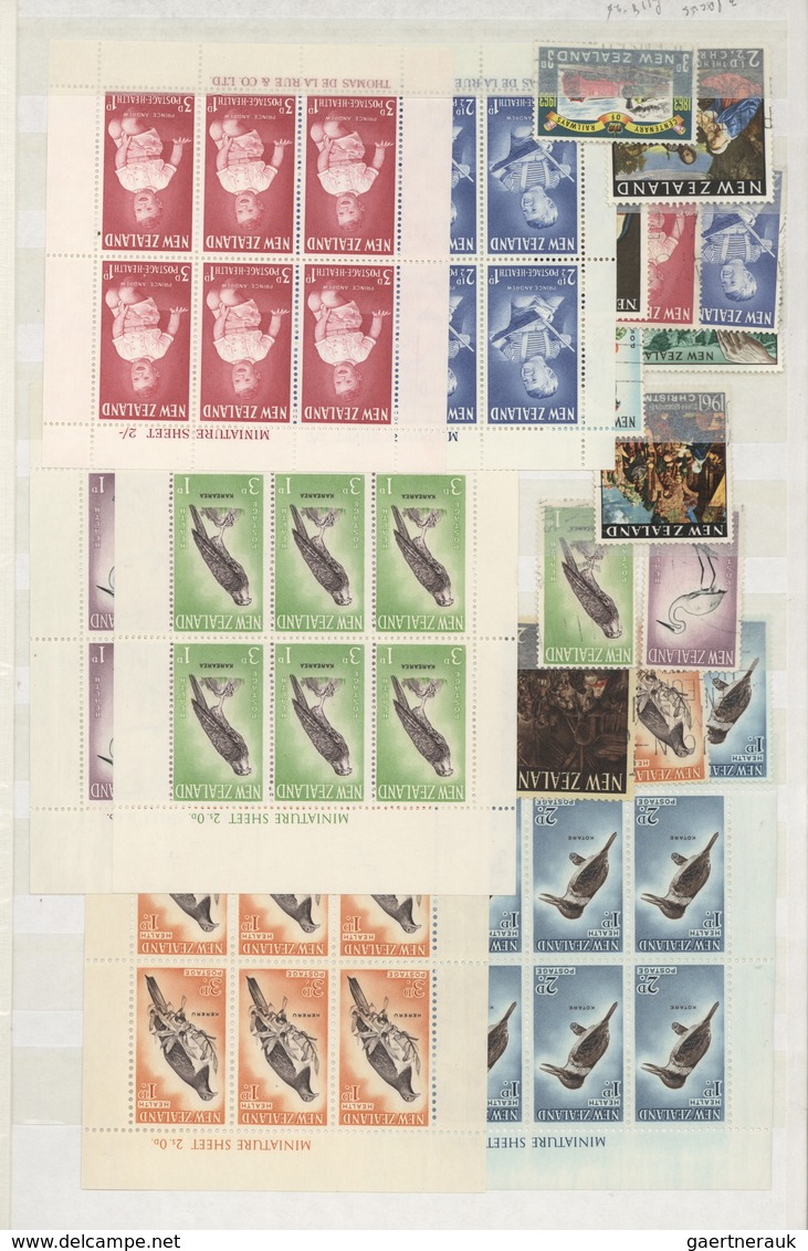 Neuseeland: 1953/1985, Mint And Used Collection/accumulation On Stockpages, Well Sorted Throughout, - Briefe U. Dokumente