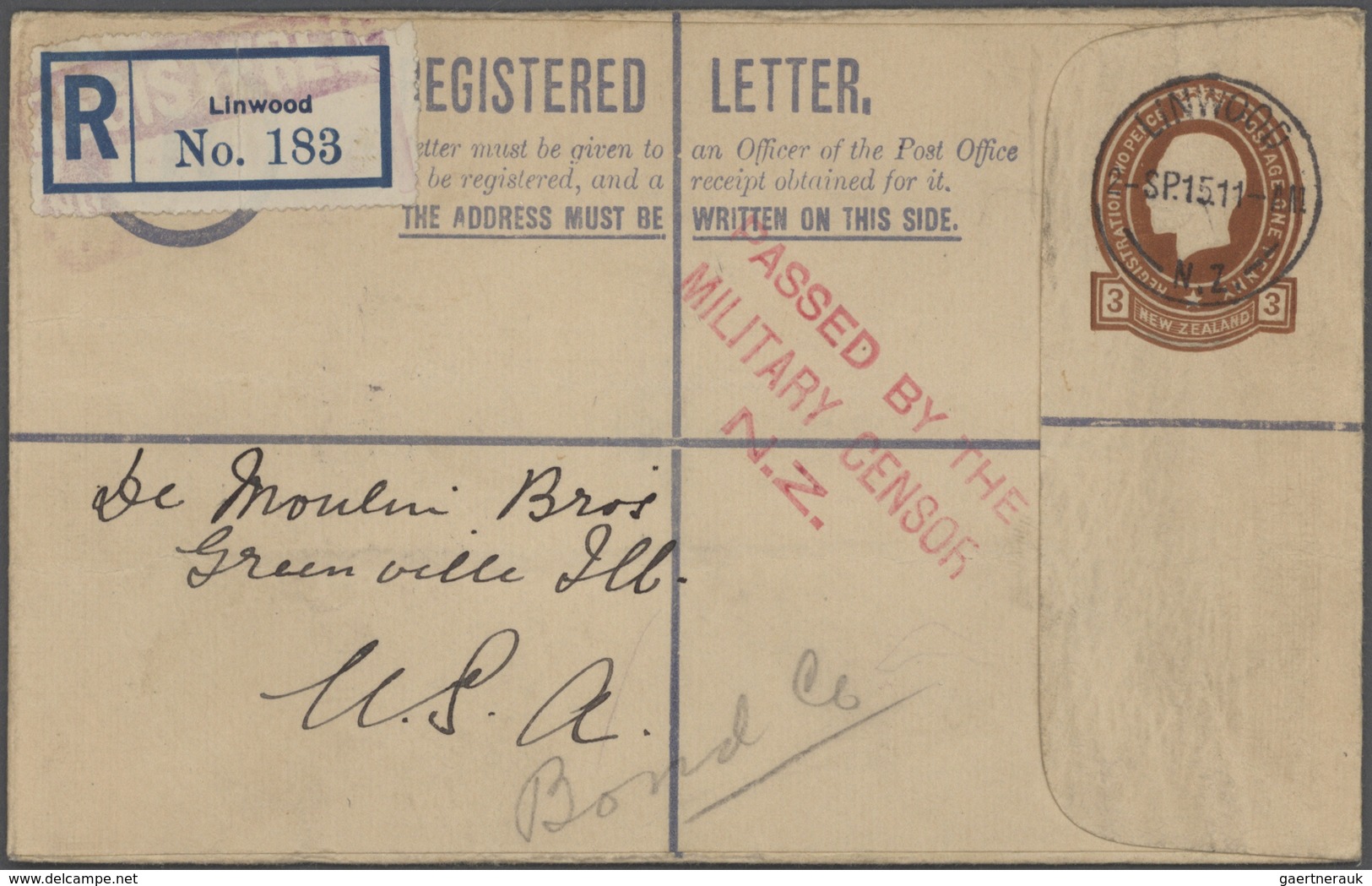 Neuseeland - Ganzsachen: 1890/2002 (ca.), accumulation with about 370 mostly different postal statio